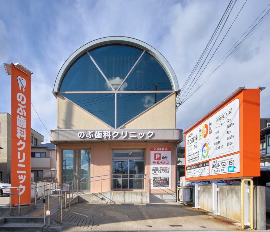 のぶ歯科・歯ならび歯科の外観写真